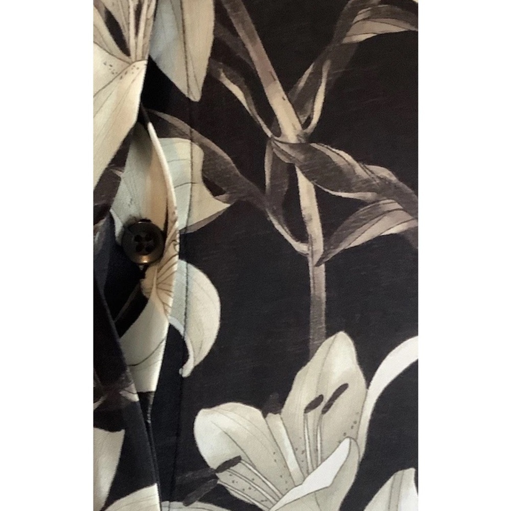 NWT Alice + Olivia Sz S Edyth Stargazer Floral Print Maxi Dress Black Viscose - Picture 4 of 10